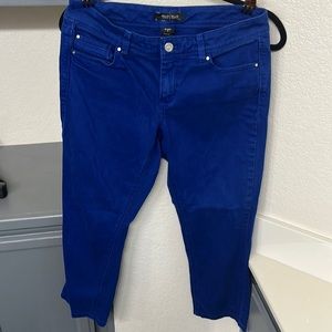Blue Cropped Jeans